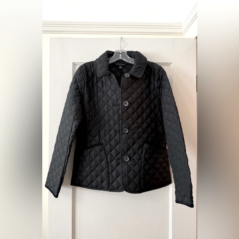 Banana Republic | Black Classic Quilted Jacket -Size S